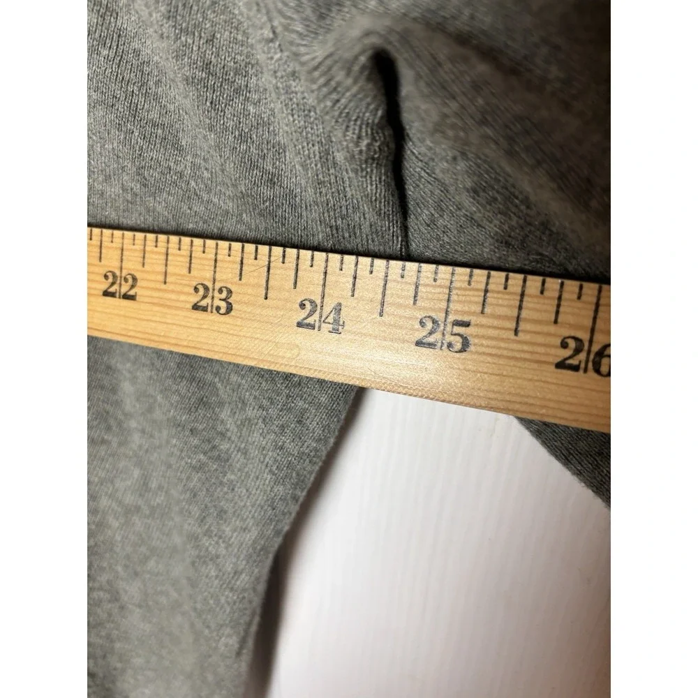 Polo Ralph‎ Lauren V Neck Sweater Men's Size XL Gray Pima Cotton Green Pony EUC